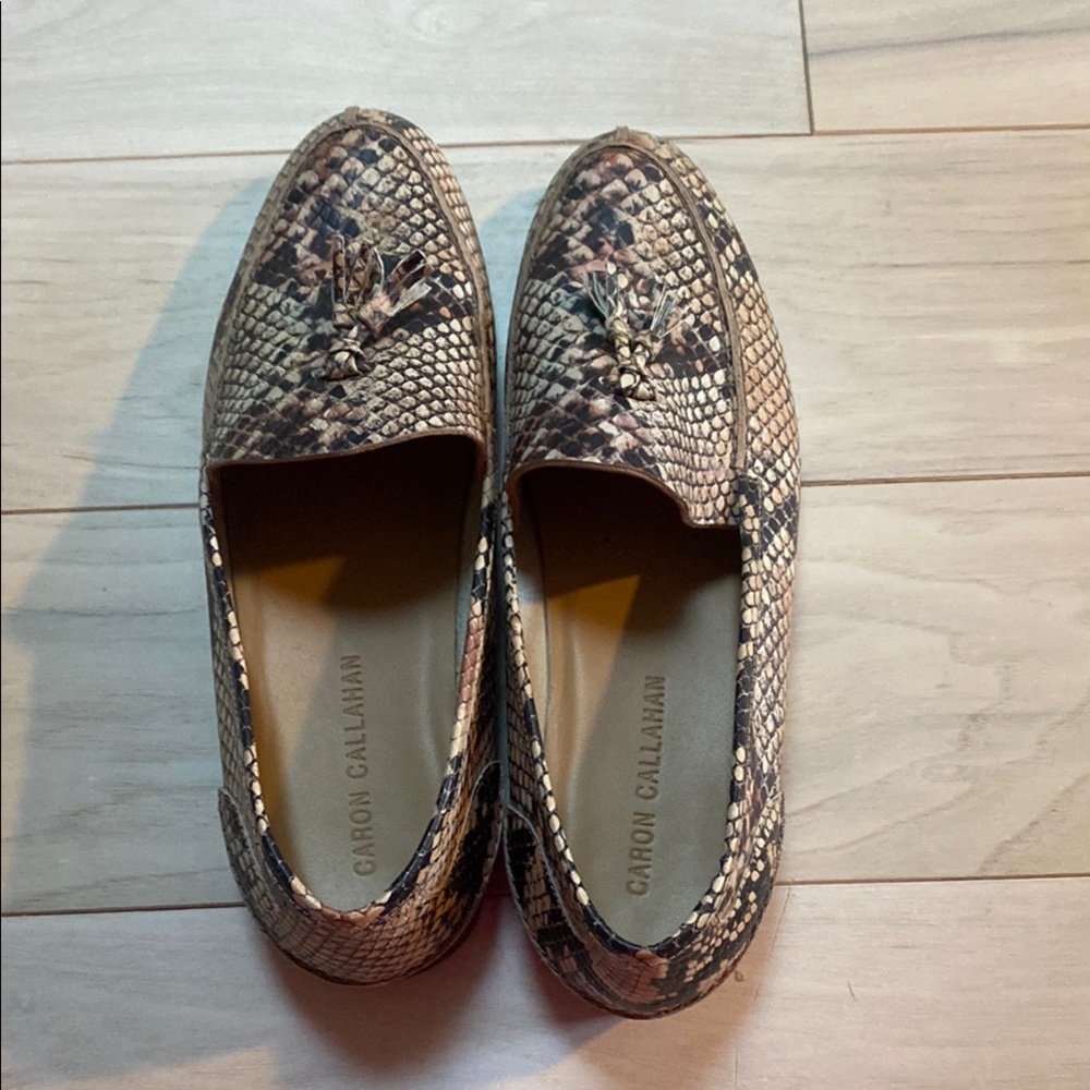 Caron Callahan Vidal loafers in multi- python. Like new!